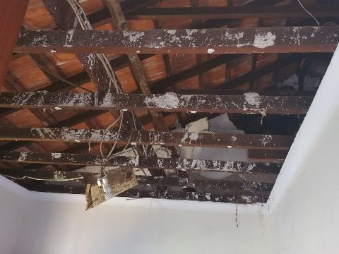 Before | MESSY COLLAPSED CEILING (0)