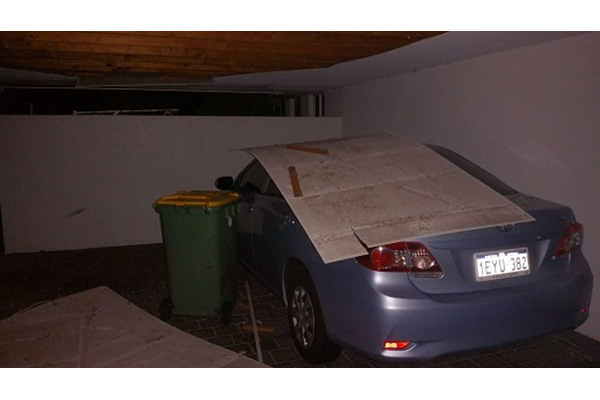 Before | EMERGENCY GARAGE CEILING REPAIR (1)